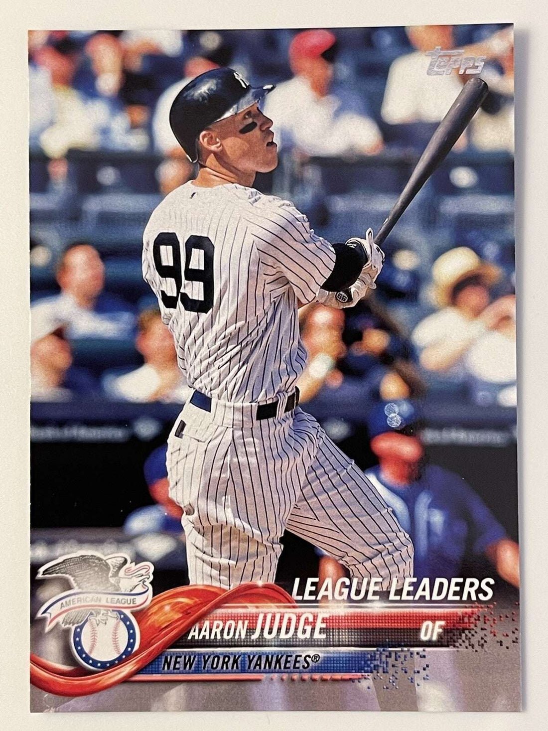 Series Topps 2018 Topps Series 1 Aaron Judge League Leaders 193 MLB New York Yankees ALL RISE