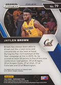 2021-22 Panini Prizm Draft Picks Red Cracked Ice Jaylen Brown #79 Celtics