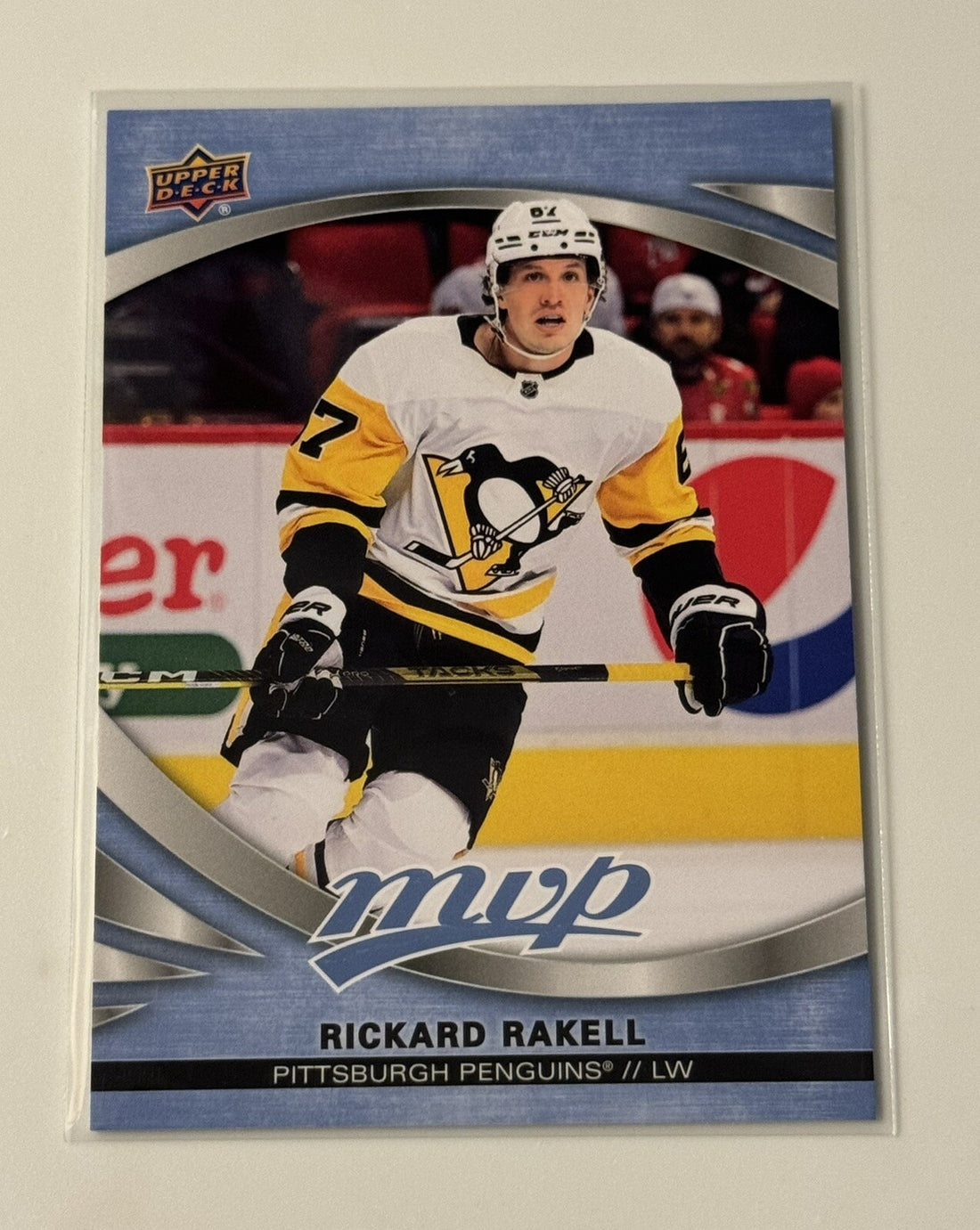 Rickard Rakell 2023-24 Upper Deck MVP HOCKEY NHL Pittsburgh Penguins - Card #109