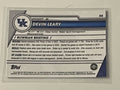 2023 1st Bowman Chrome University Devin Leary RC NCAA Kentucky Rookie - Card #56