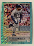 2022 TOPPS CHROME EMANUEL RIVERA 103/149 WAVE REFRACTOR KANSAS CITY ROYALS #164
