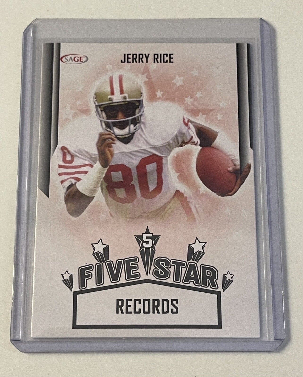 2023 SAGE HIT Five Star Jerry Rice /Player of the Year NFL HOF 49ers Card #FS-4*