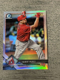 2018 Bowman Chrome Refractor #29 Albert Pujols 439/499 LAAngels/Cardinals 700 HR
