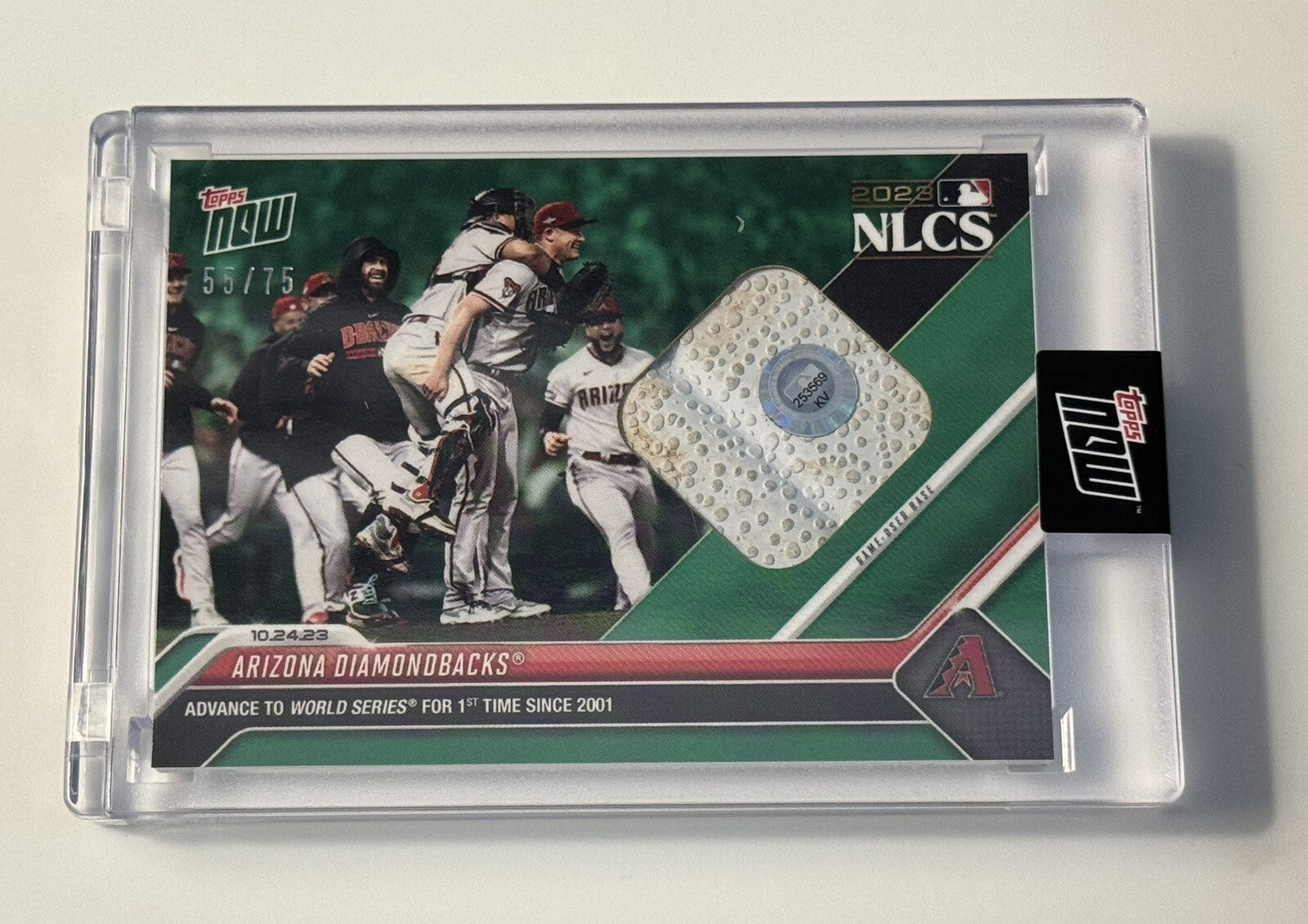 55/75 Arizona DBacks Advance World Series 2023 MLB TOPPS NOW Baseball Card 1044B