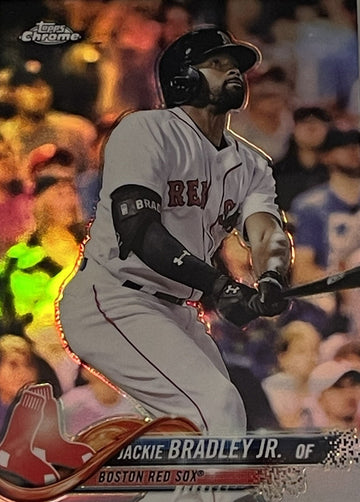 2018 Topps Chrome Jackie Bradley Jr #115 Boston REDSOX MLB JUST PULLED MINT!