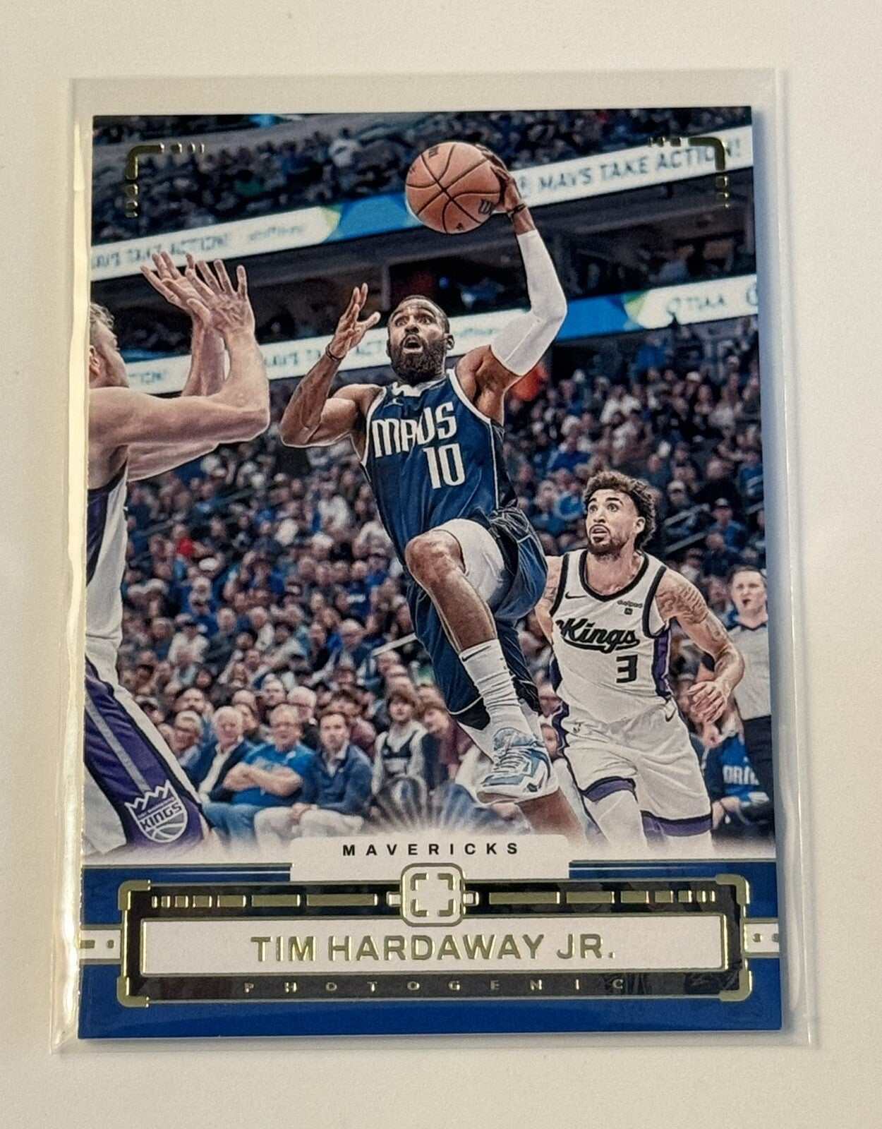 Tim Hardaway Jr 2023-24 Panini PhotoGenic NBA Dallas Mavericks basketball trading card silver parallel design