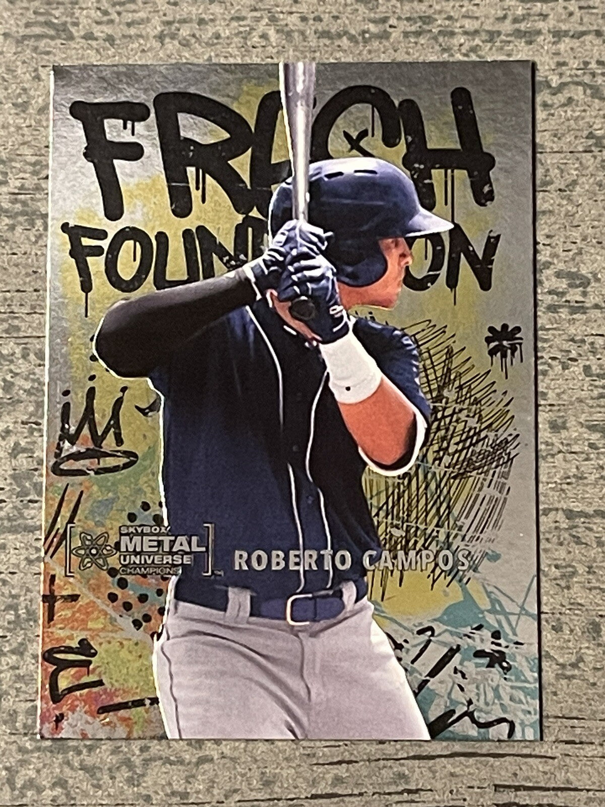 2021 Skybox Metal Universe Roberto Campos Fresh Foundations Copper #FF39