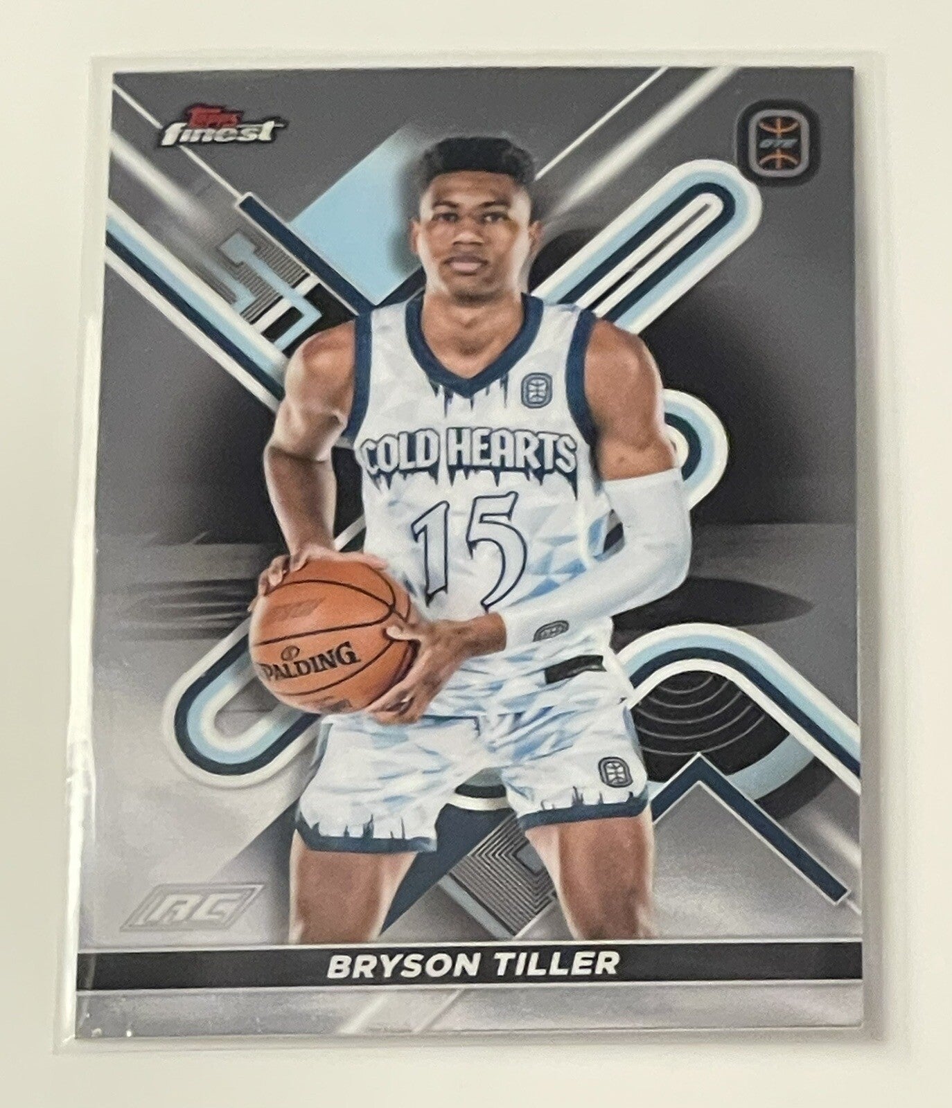 2022-23 Topps Finest OTE Bryson Tiller* RC Basketball OTE Rookie #31 Cold Hearts