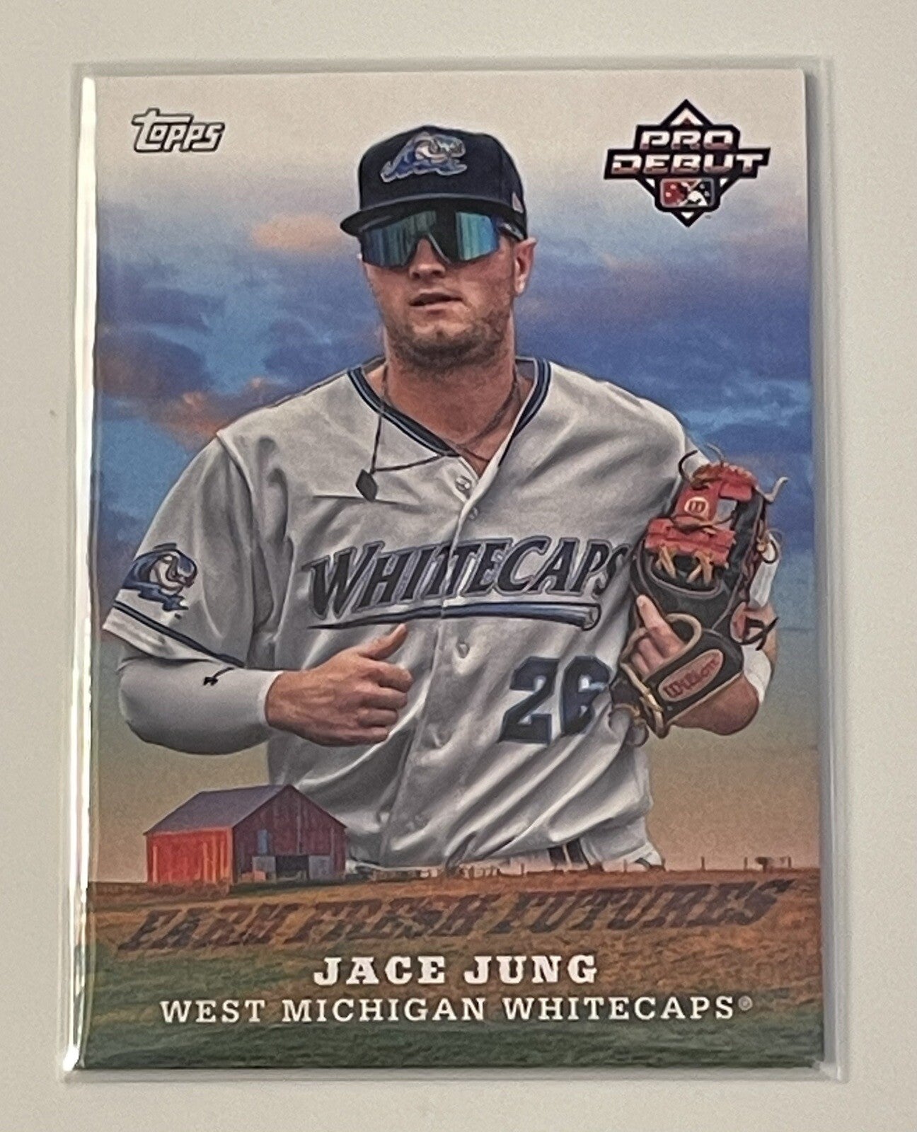 Jace Jung 2023 Topps Pro Debut Farm Fresh Futures  #FF-7 Texas Rangers MisPrint!