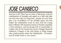 Unlicensed Jose Canseco