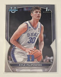 2022-23 Bowman University Chrome Kyle Filipowski 1st Bowman #47 Duke Blue Devils