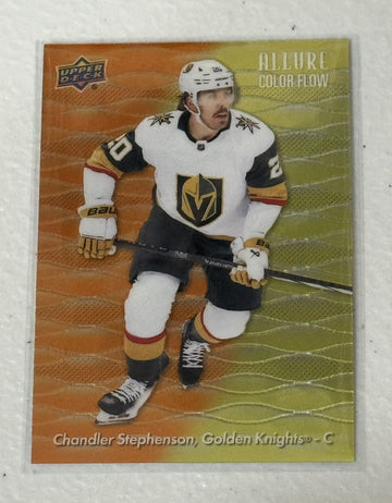 Chandler Stevenson* Golden Knights 23-24 NHL Allure Color Flow Red-Orange #CF-21