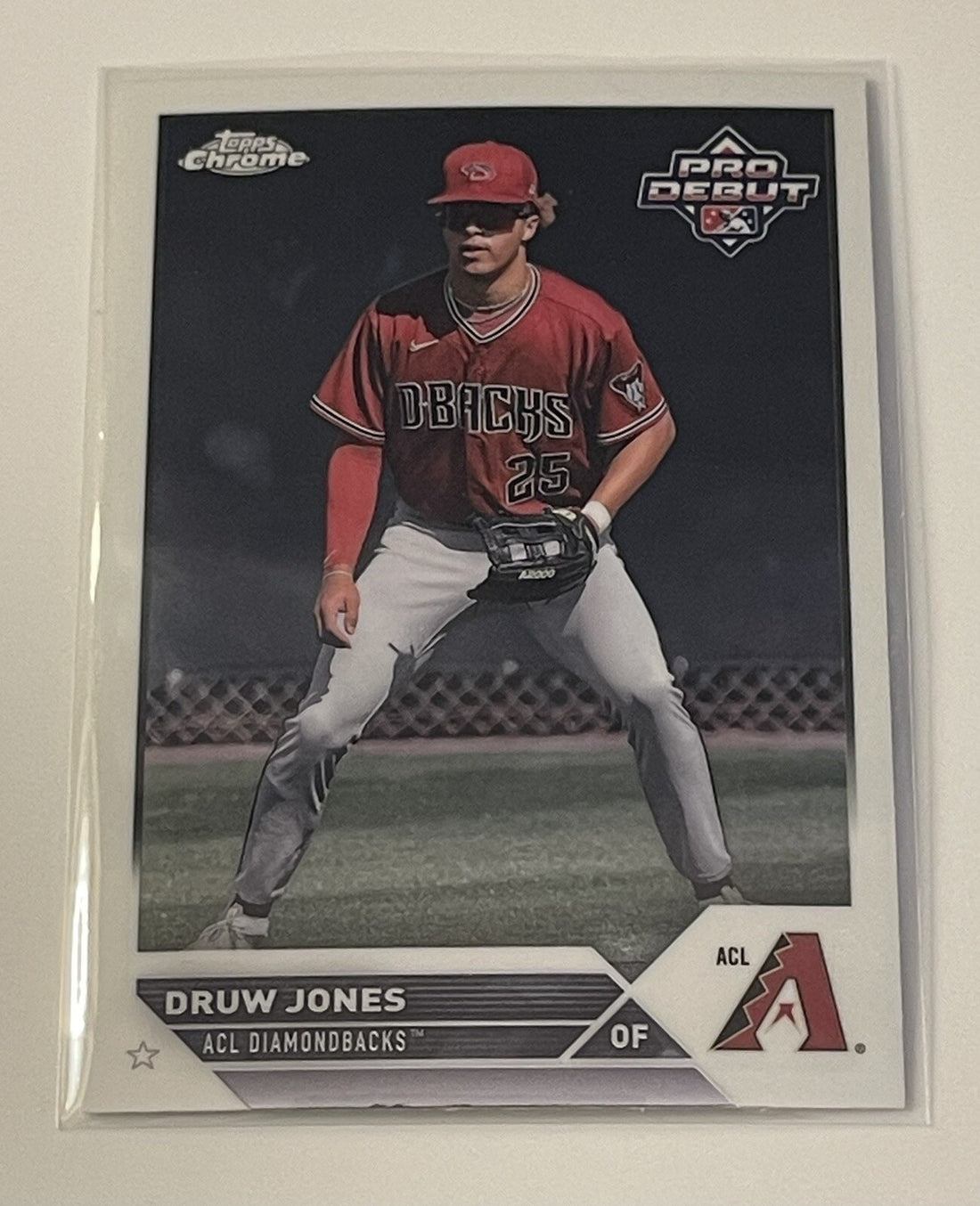2023 Topps Pro Debut Chrome Druw Jones #PDC-25 RC ACL Diamondbacks - MLB Rookie
