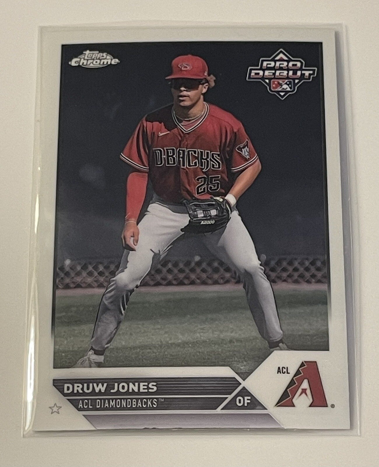 2023 Topps Pro Debut Chrome Druw Jones #PDC-25 RC ACL Diamondbacks - MLB Rookie
