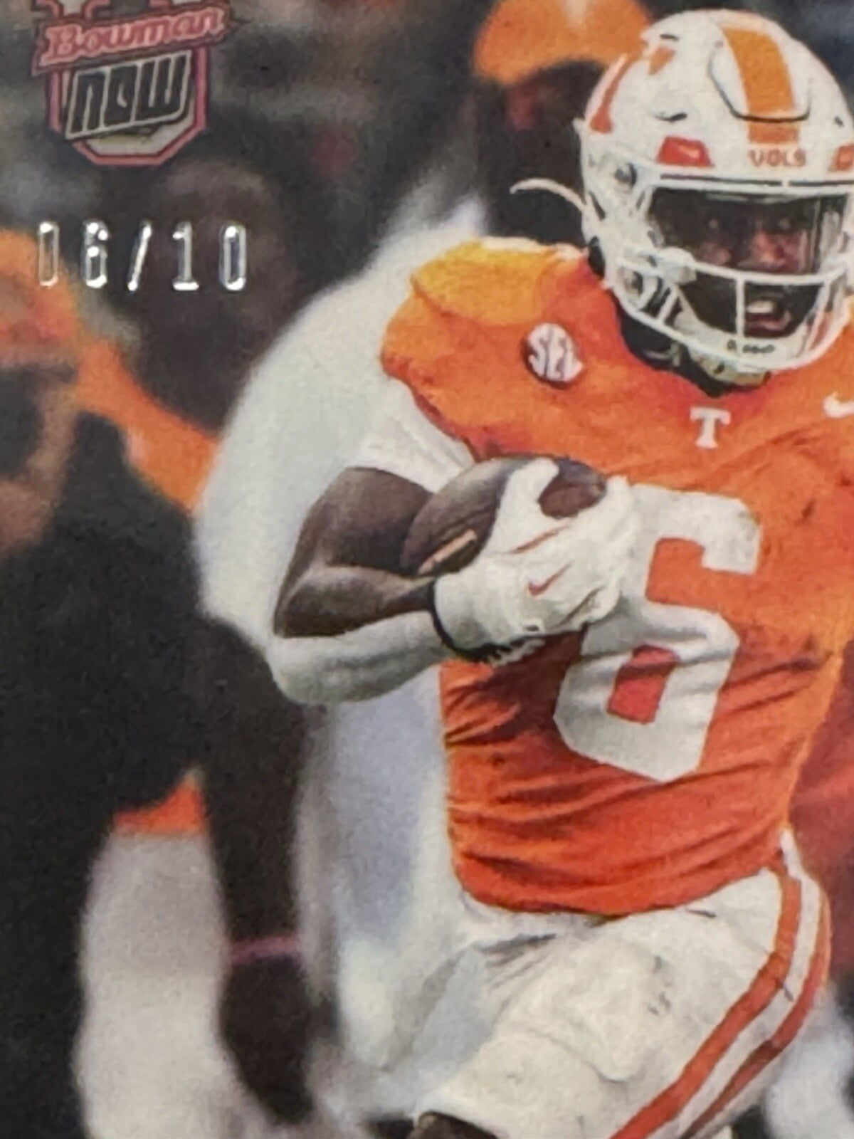 6/10* Dylan Sampson RC Ties Vols TD Record 2024 Bowman U Now Football #30 READY!