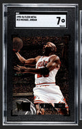 1995-96 Fleer Metal - Silver Spotlight Michael Jordan #13 NBA Bulls Graded SGC 7