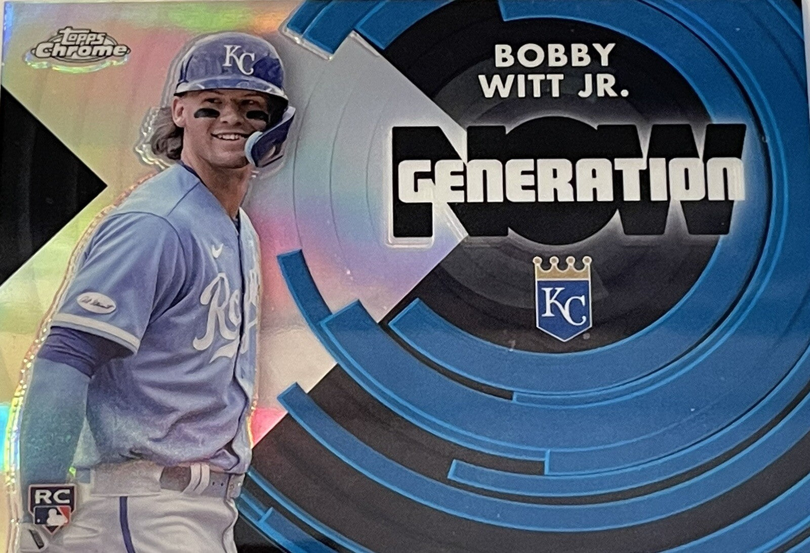 2022 Topps Chrome Update Bobby Witt Jr. RC #23 Generation Now Royals Rookie MINT