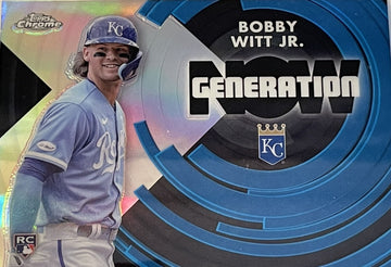 2022 Topps Chrome Update Bobby Witt Jr. RC #23 Generation Now Royals Rookie MINT