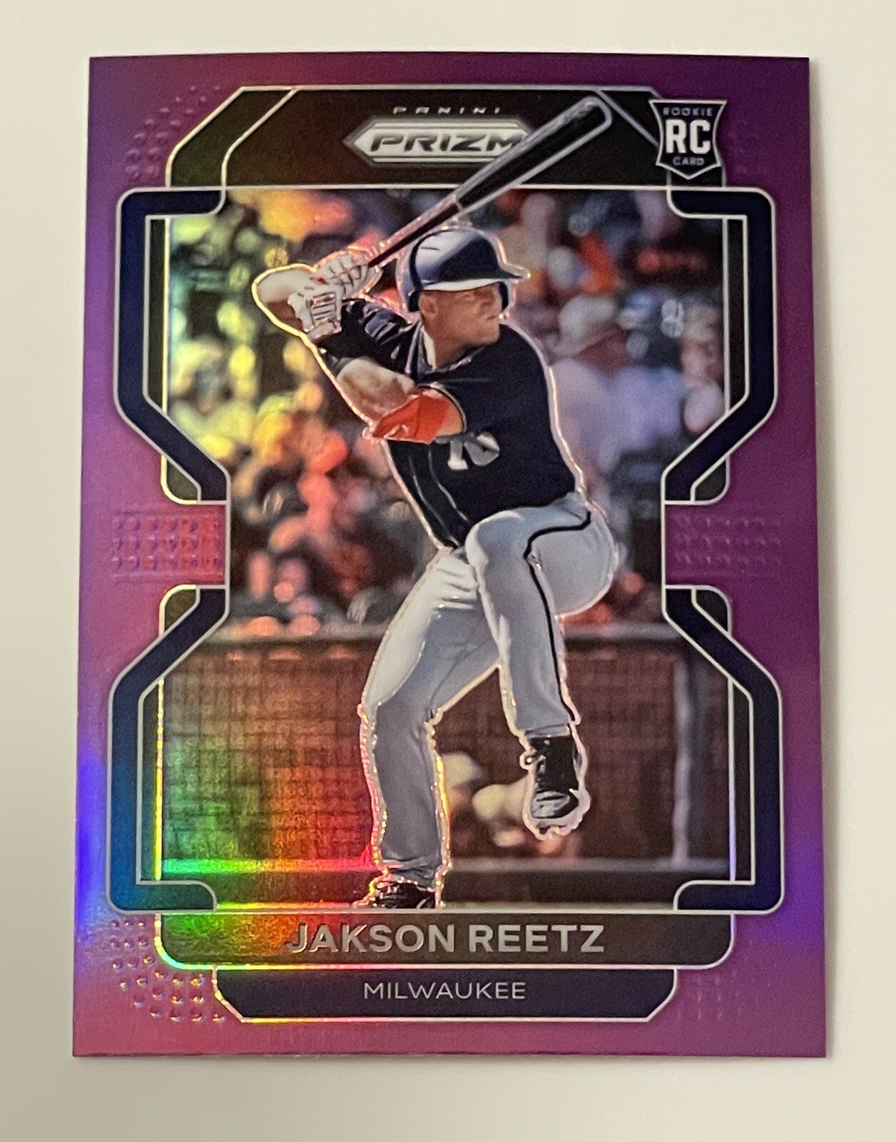 2021 Panini Prizm - JAKSON REETZ RC Purple Prizm Rookie Card #59 MLB Brewers