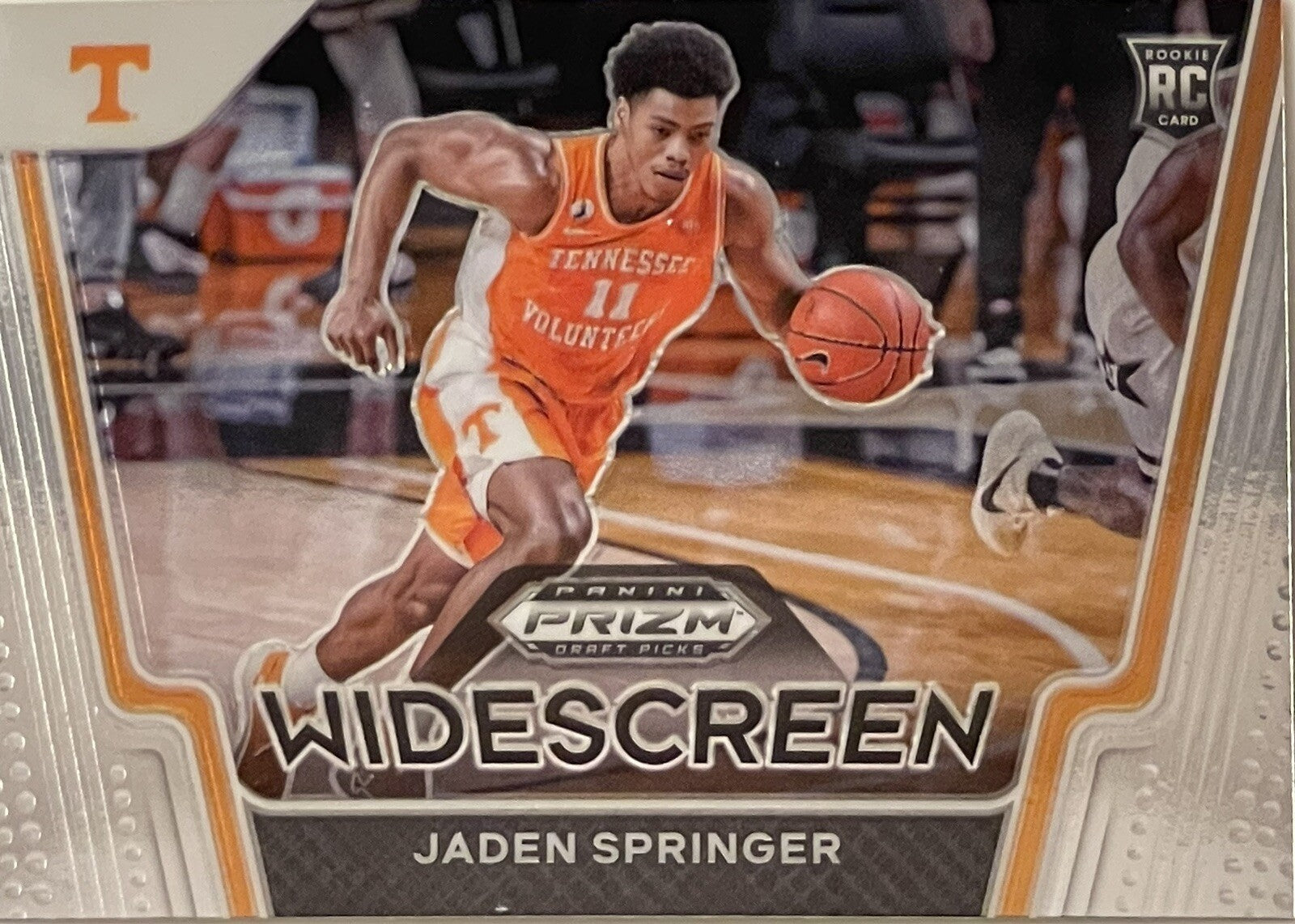 2021 Panini Prizm JADEN SPRINGER RC Widescreen Card #8 NBA Rookie 76ers