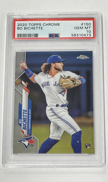 2020 Topps Chrome BO Bichette Rookie Card RC #150 MLB Toronto Blue Jays - PSA 10