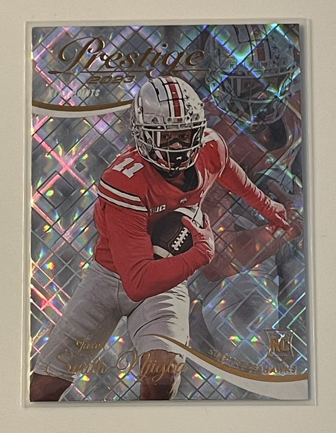 2023 Panini Prestige Jaxon Smith-Njigba Rookies Xtra Points Diamond #347 Seattle