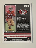 Tyrion Davis-Price - 2022 Panini Absolute #126 RC - NFL San Francisco 49ers Card