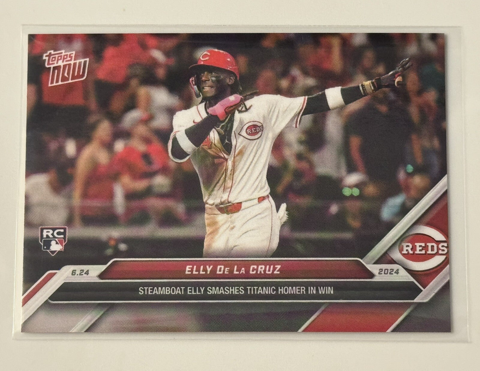 2024 Topps Now Elly De La Cruz RC MLB Cincinnati Reds Rookie Card #340 - IN HAND