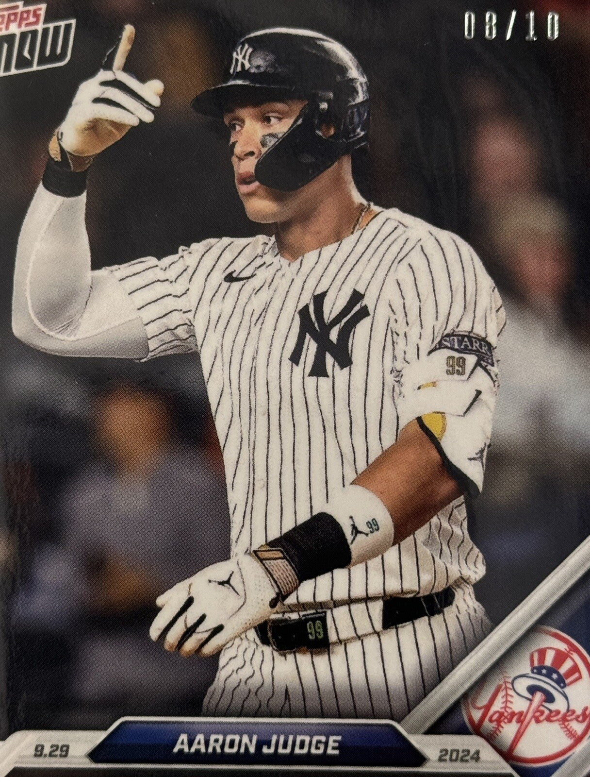 ALL RISE! 8/10* Aaron Judge* .700 Slugging % MLB 2024 Topps NOW NY Yankees #776