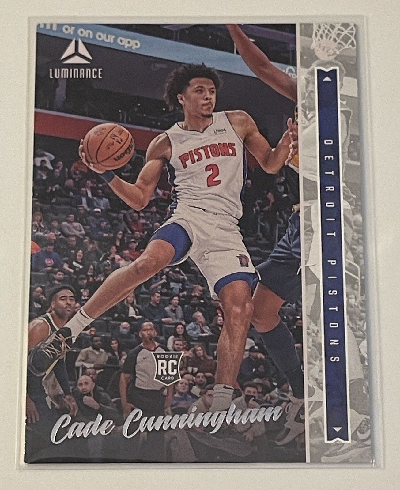 2021-22 Panini Chronicles Luminance Cade Cunningham Rookie NBA Pistons Card #240