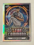 2024 Topps Cosmic Chrome Spencer Strider Star Command Refractor MLB Braves SC-19