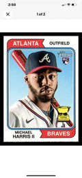 2023 Topps Heritage Michael Harris II RC* Rookie Cup Card #30 MLB Atlanta Braves
