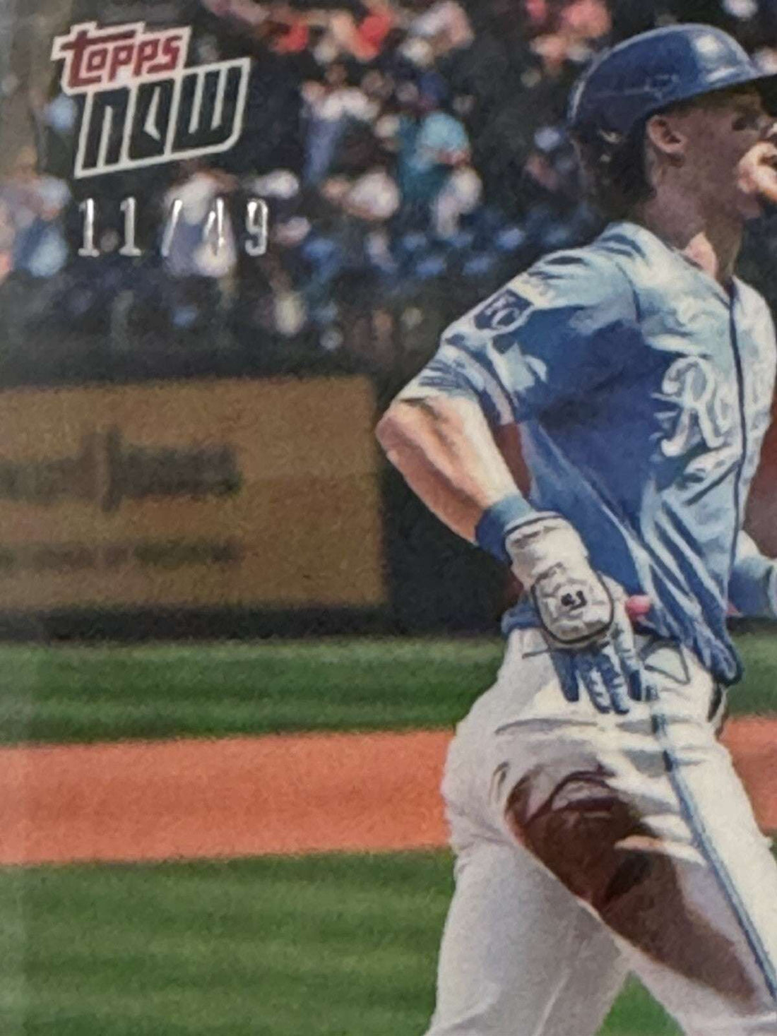 2024 Topps Now Bobby Witt Jr. Blue Parallel Royals baseball card limited 49 print run