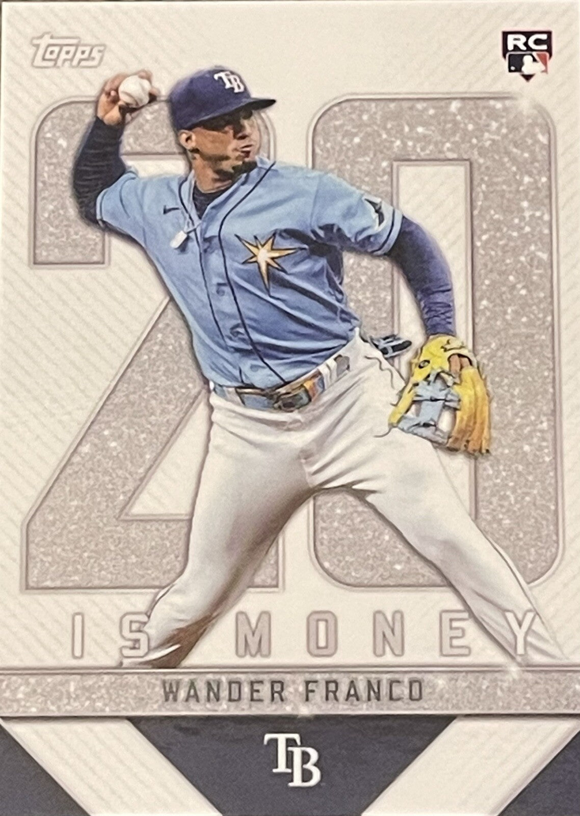 WANDER FRANCO RC 2022 Topps X Wander Franco Collection #60 MLB Tampa Bay Rays.