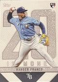 WANDER FRANCO RC 2022 Topps X Wander Franco Collection #60 MLB Tampa Bay Rays.
