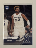 Dieonte Miles 2022 Campus Collection Players Trunk Card 9 NCAA Xavier Musketeers