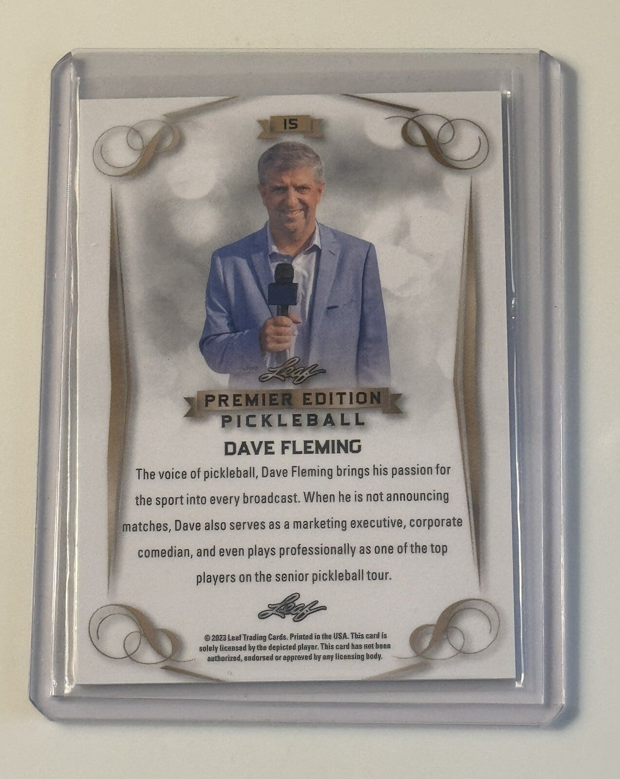 First Ever! Pickleball 2023 Leaf Premier 12/30 Dave Fleming - Pickleba Voice #15