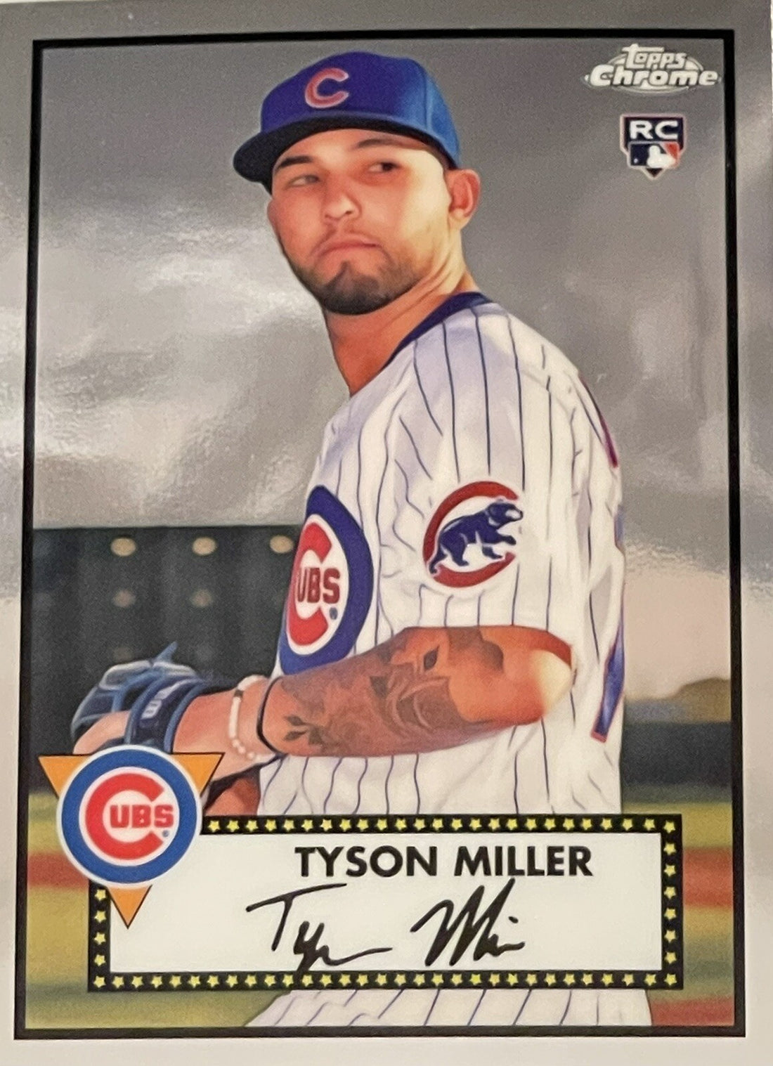 2021 TOPPS CHROME PLATINUM ANNIVERSARY TYSON MILLER RC CARD #114 CHICAGO CUBS