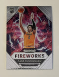 CADE CUNNINGHAM FIREWORKS ROOKIE RC!!! 2021-22 PANINI PRIZM DRAFT PICKS