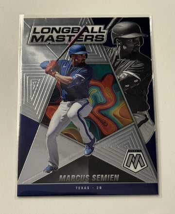 Marcus Semien* 2022 Panini Mosaic Card Number LM-4 Long Ball Masters MLB Rangers