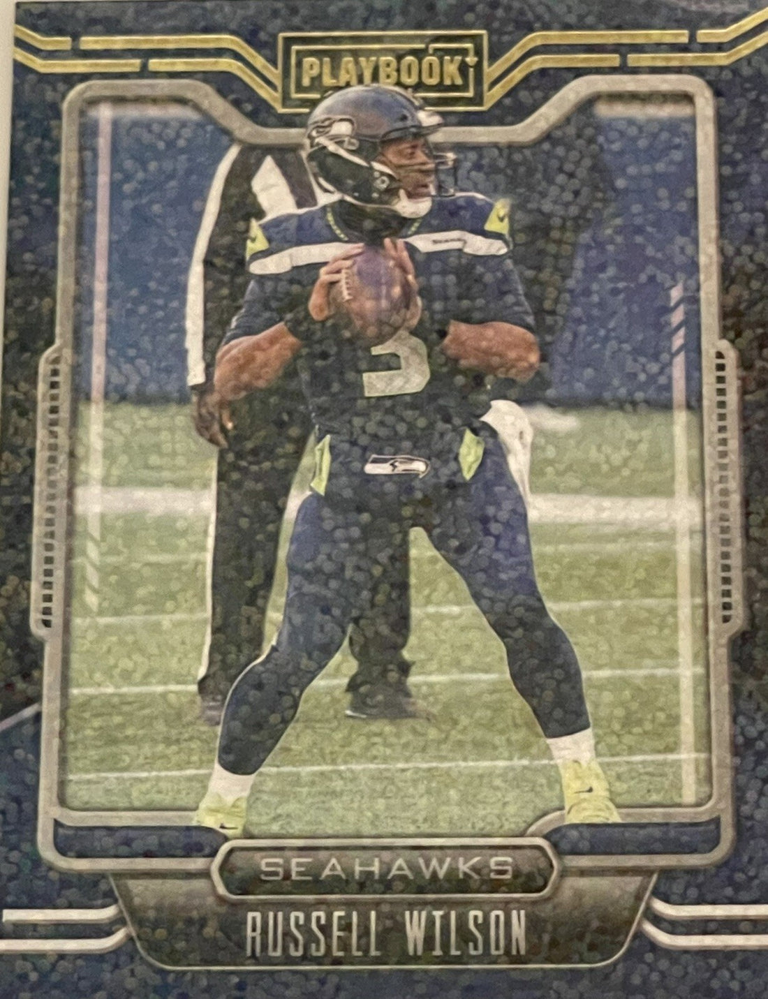 2021 Panini Playbook - RUSSELL WILSON SPARKLE - NFL Seattle Seahawks/Broncos #82