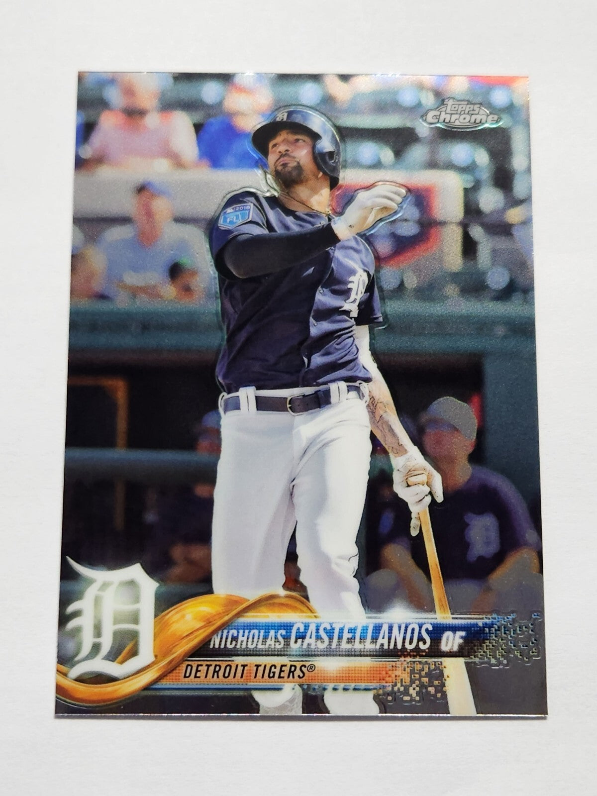 2018 Topps Chrome Nick Nicholas Castellanos Card #104 Phillies MLB JUST PULLED!
