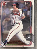 Austin Riley 2015 Bowman #157. 1st Rookie Card. PGI Graded 10. Atlanta Braves.**