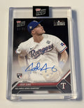 28/99 Josh Jung RC 2023 Topps NOW World Series Champs On Card Auto Texas IN HAND