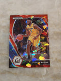 2021-22 Panini Prizm Draft Picks Red Cracked Ice Jaylen Brown #79 Celtics