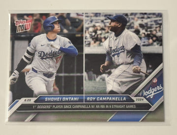 2024 MLB Topps Now Shohei Ohtani Roy Campanella Card #347 - MLB LA Dodgers Blue*