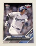 Shohei Ohtani 2024 TOPPS NOW Opening Day Card #9 Los Angeles Dodgers - PR 9558!