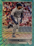2022 TOPPS CHROME EMANUEL RIVERA 103/149 WAVE REFRACTOR KANSAS CITY ROYALS #164