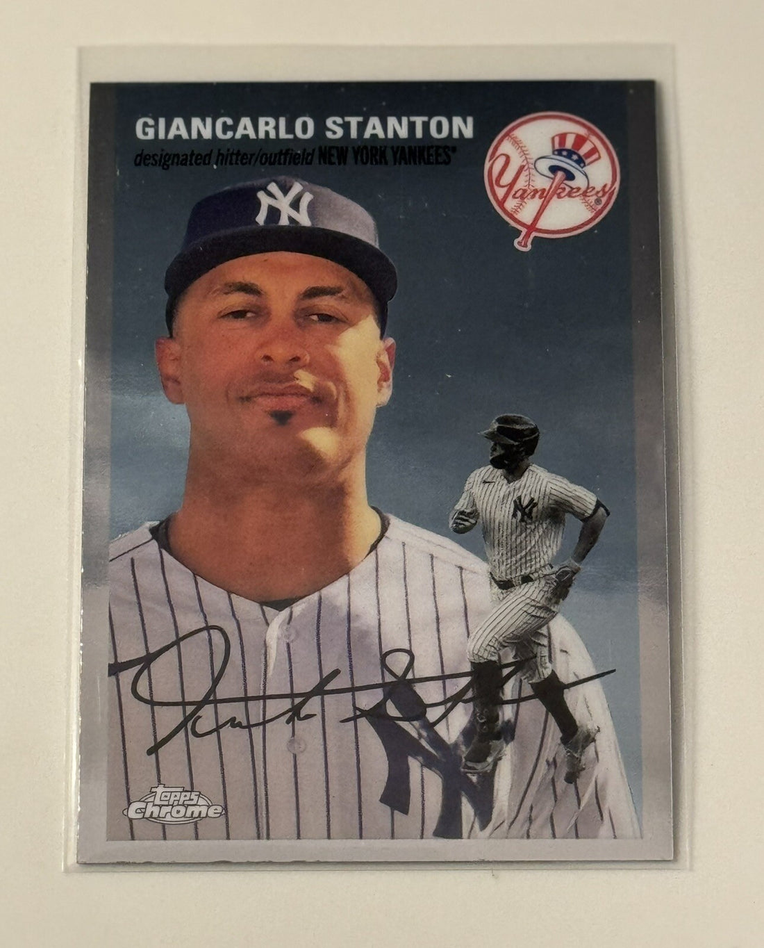 Giancarlo Stanton* 2023 TOPPS CHROME PLATINUM ANNIVERSARY - NY Yankees Card #399