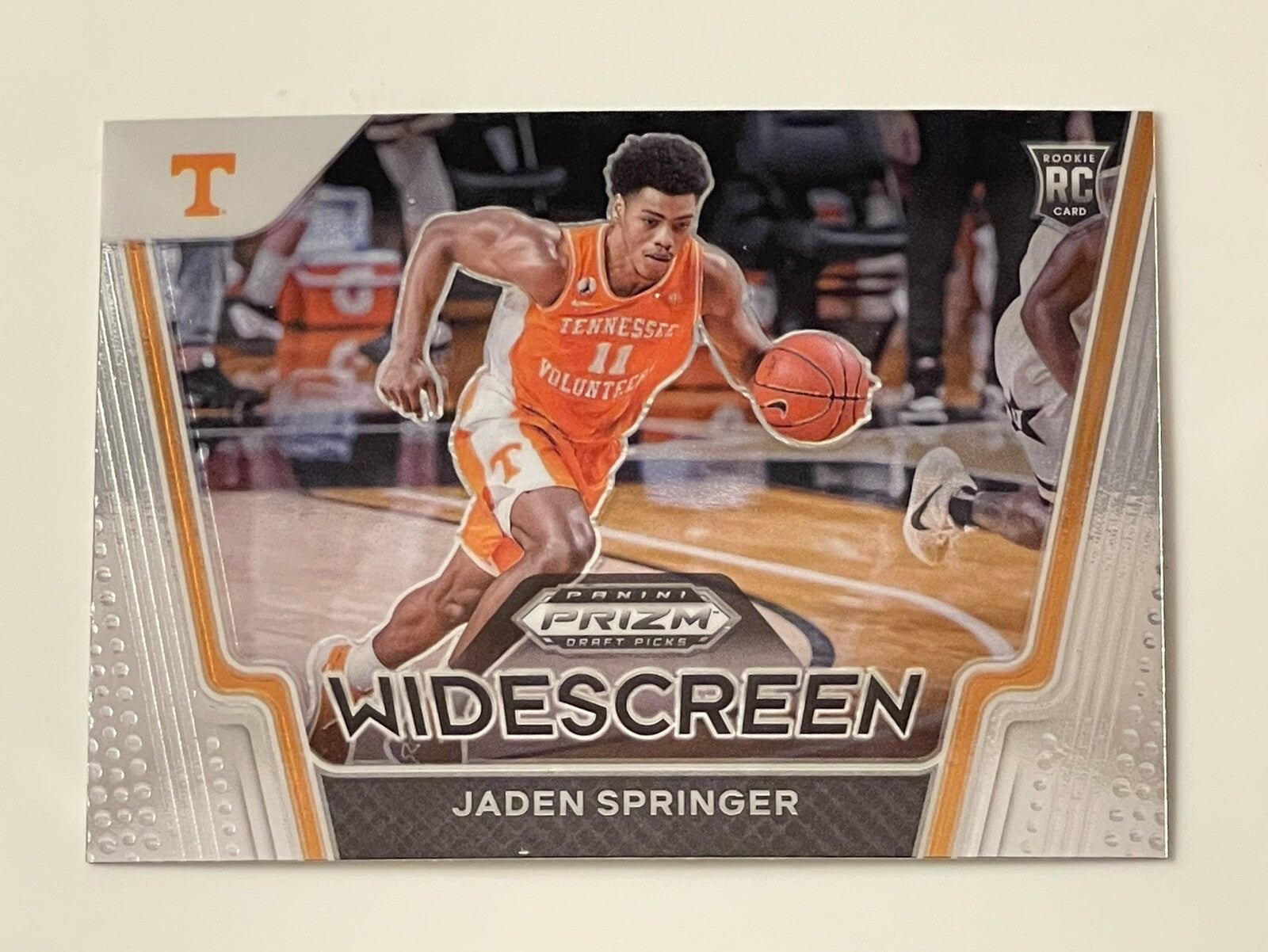 2021 Panini Prizm JADEN SPRINGER RC Widescreen Card #8 NBA Rookie 76ers